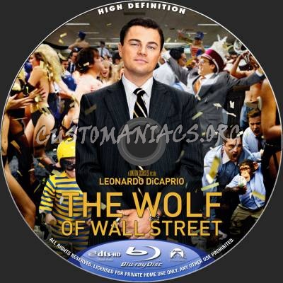 The Wolf Of Wall Street blu-ray label