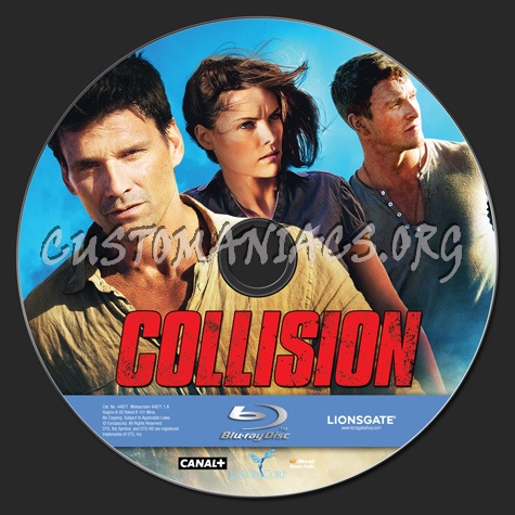 Collision blu-ray label