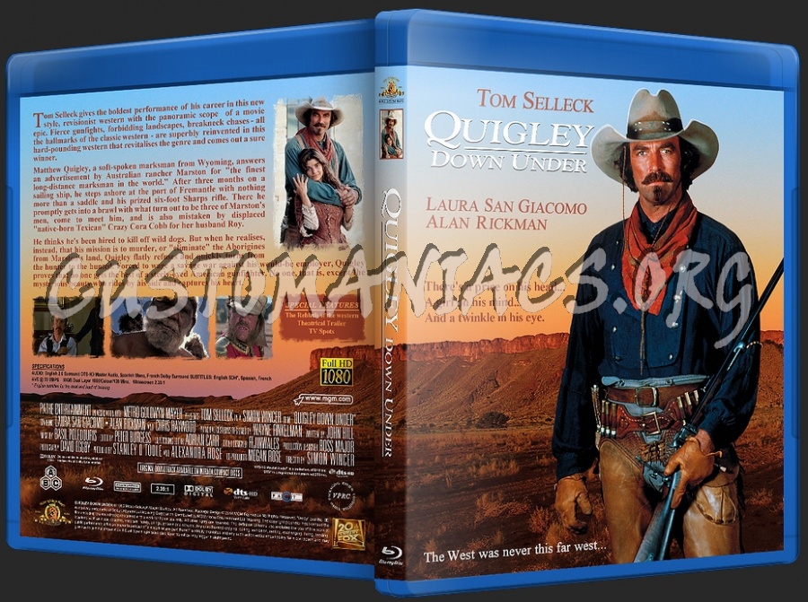 Quigley Down Under blu-ray cover