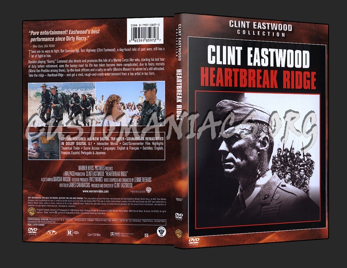 Heartbreak Ridge dvd cover