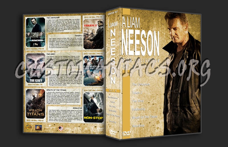 A Liam Neeson Collection - Set 6 dvd cover