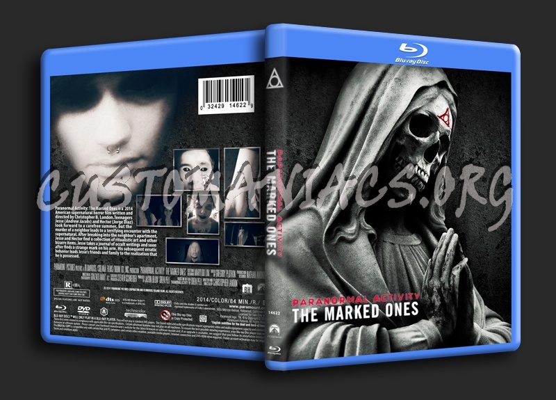 Paranormal Activity The Marked Ones blu-ray cover