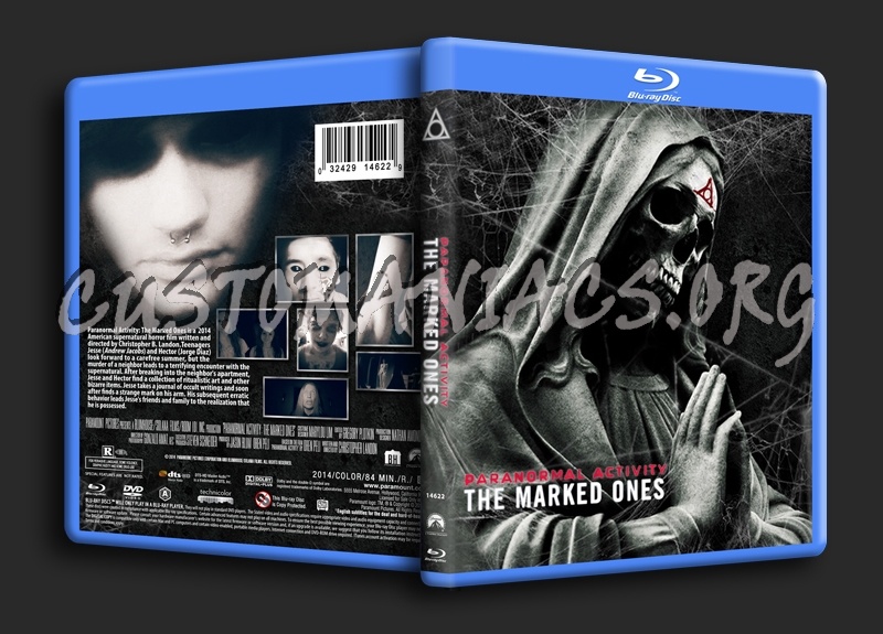 Paranormal Activity The Marked Ones blu-ray cover