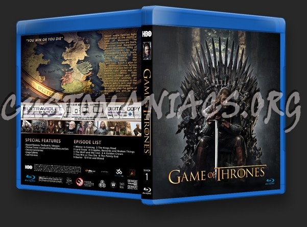 Game of Thrones Season 1 blu-ray cover