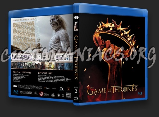 Game of Thrones Season 2 blu-ray cover