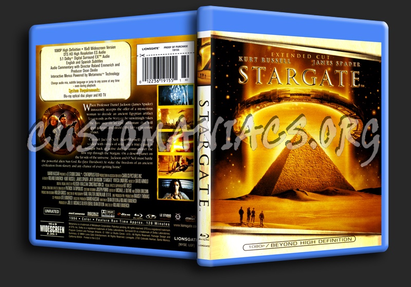 Stargate blu-ray cover