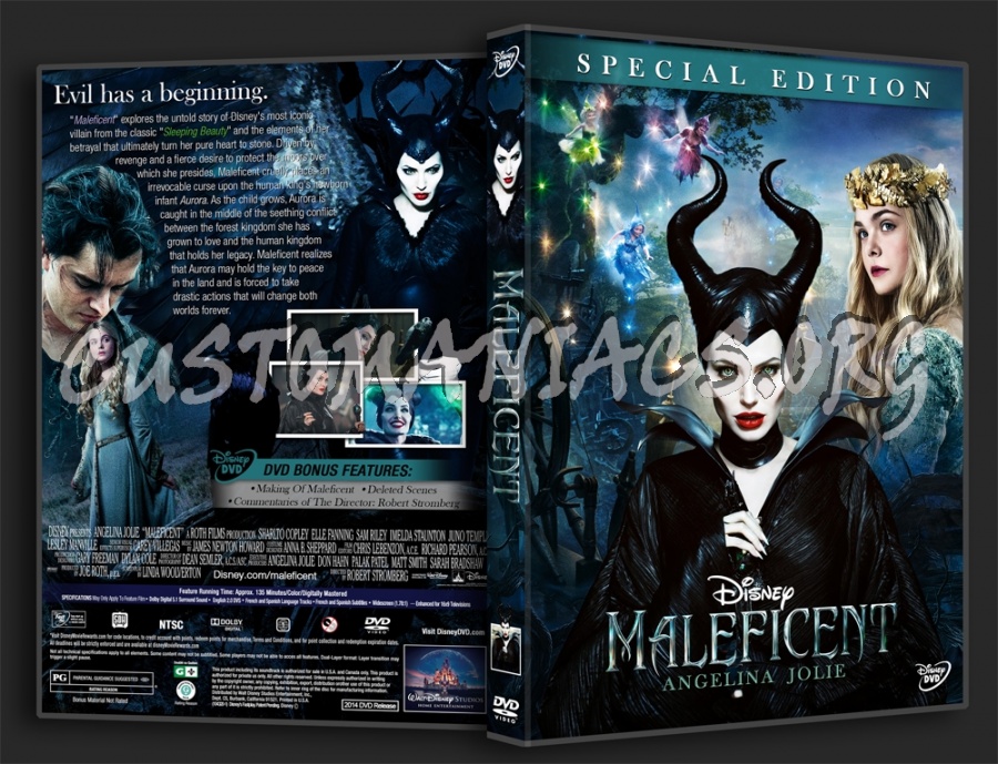 Maleficent dvd cover