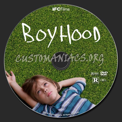 Boyhood (2014) dvd label