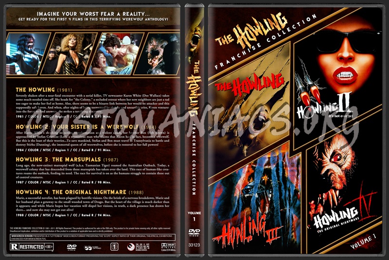 The Howling - Franchise Collection - Volume 1 dvd cover