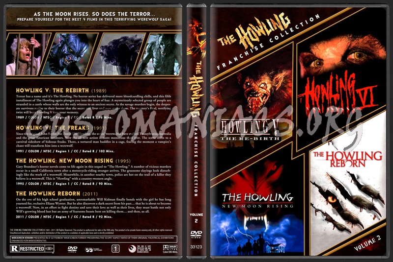 The Howling - Franchise Collection - Volume 2 dvd cover