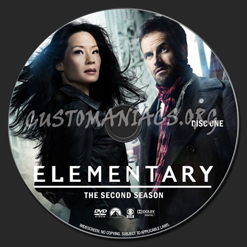Elementary: Season 2 dvd label