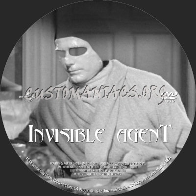 Invisible Agent dvd label
