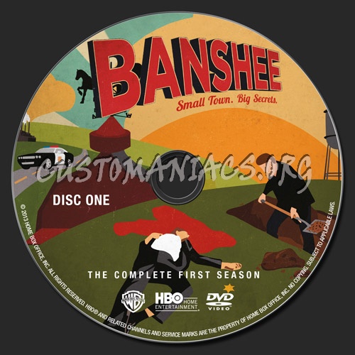 Banshee: Season 1 dvd label