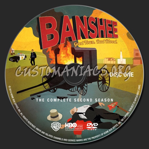 Banshee: Season 2 dvd label