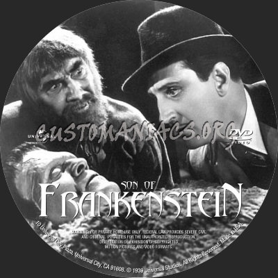 Son of Frankenstein dvd label