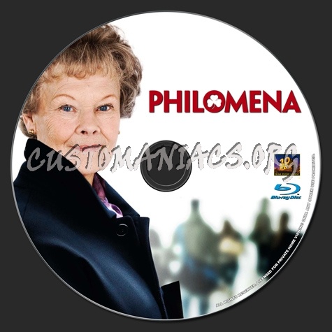Philomena blu-ray label