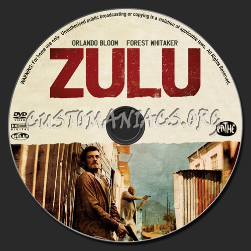 Zulu dvd label