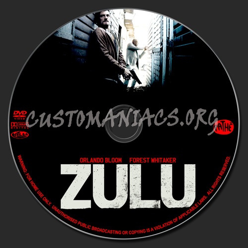 Zulu dvd label