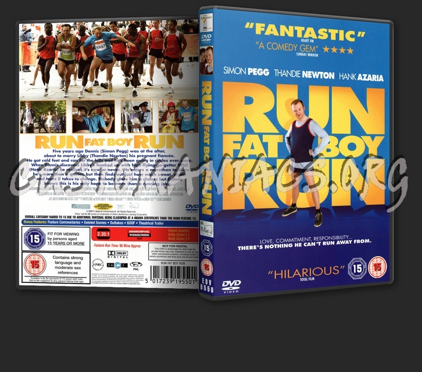 Run Fat Boy Run dvd cover