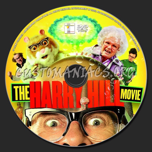 The Harry Hill Movie dvd label