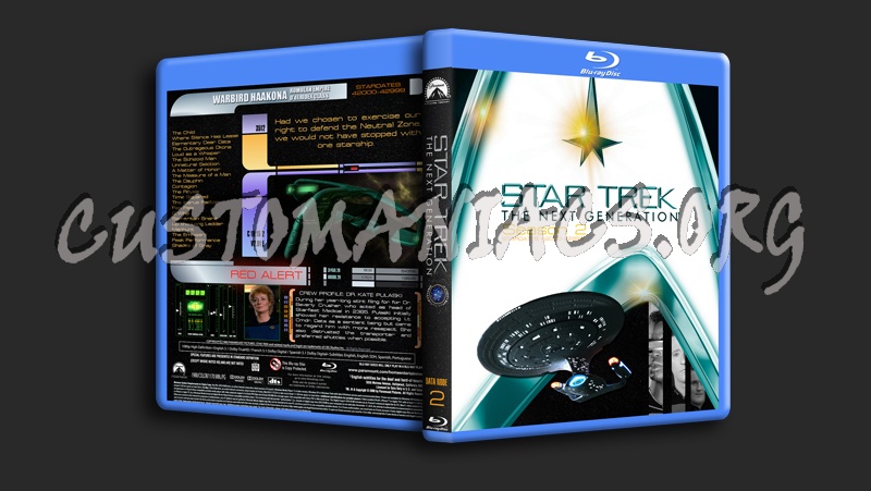 Star Trek the Next Generation Season 2 blu-ray cover