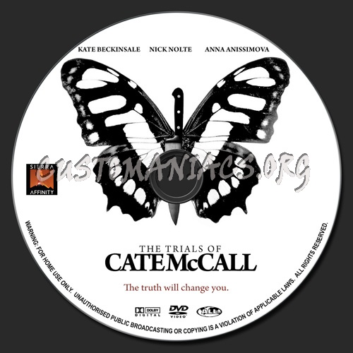 The Trials Of Cate Mccall dvd label