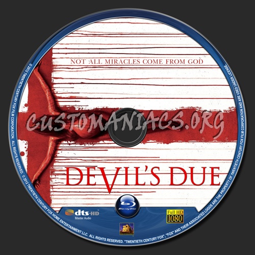 Devil's Due blu-ray label
