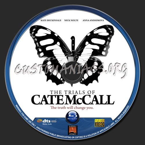 The Trials Of Cate Mccall blu-ray label