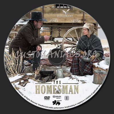The Homesman dvd label