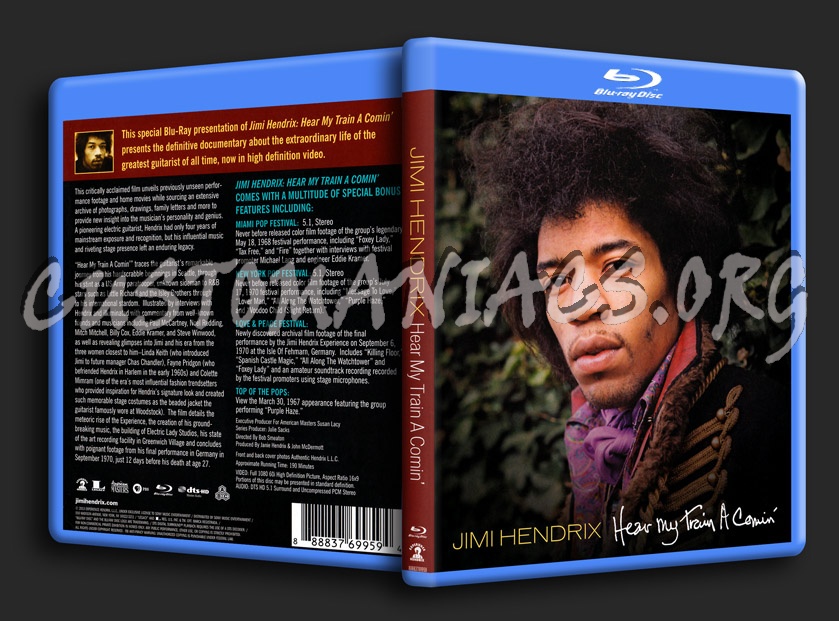 Jimi Hendrix: Hear My Train A Comin' blu-ray cover