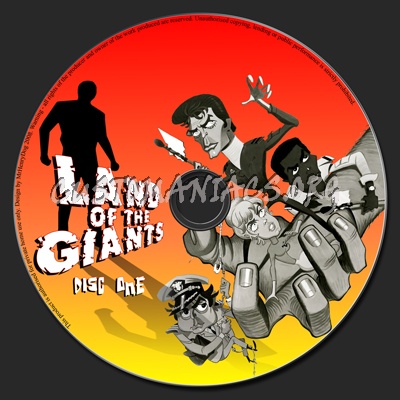 Land Of The Giants dvd label
