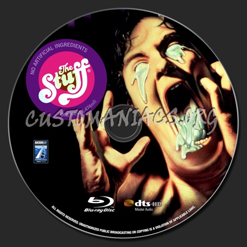 The Stuff blu-ray label