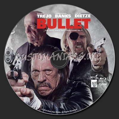 Bullet (2014) blu-ray label