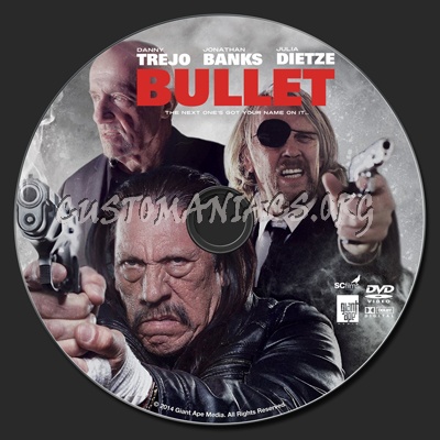 Bullet (2014) dvd label