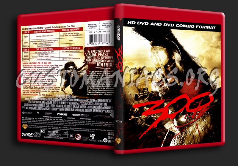 300 dvd cover