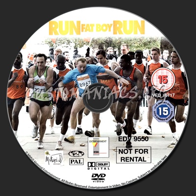 Run Fat Boy Run dvd label
