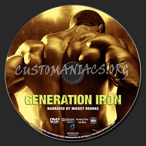 Generation Iron dvd label