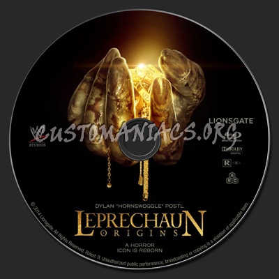 Leprechaun: Origins blu-ray label