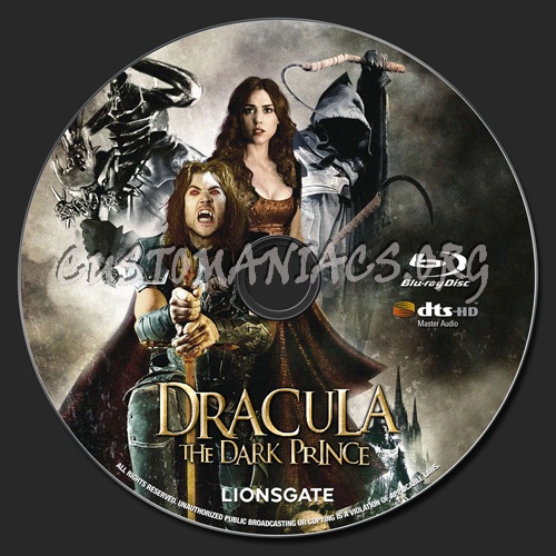 Dracula: The Dark Prince blu-ray label