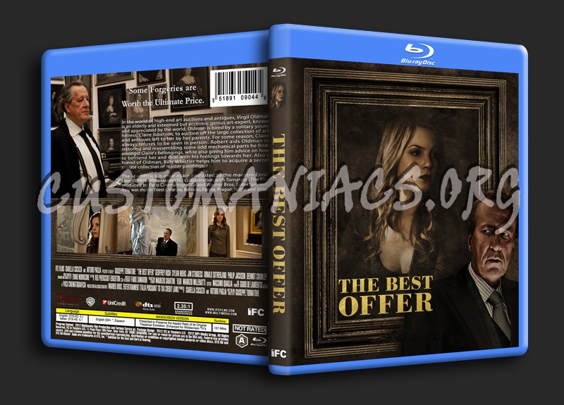 The Best Offer blu-ray cover