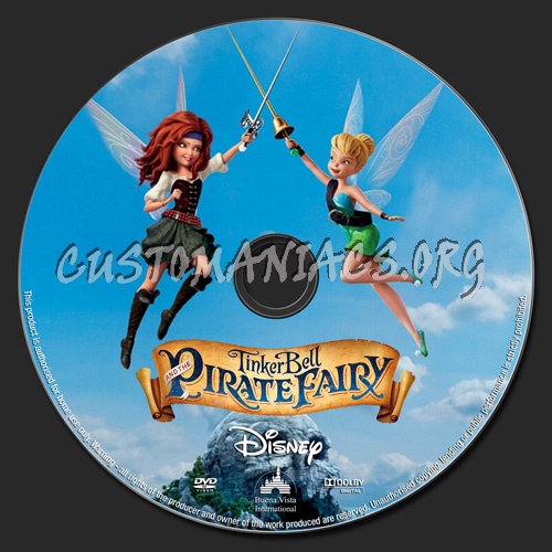 Tinker Bell and the Pirate Fairy dvd label