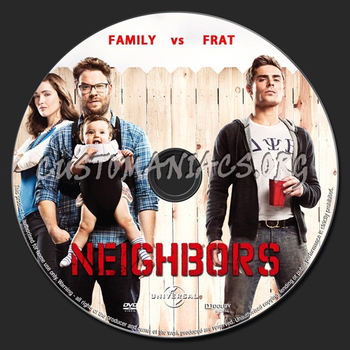 Neighbors dvd label