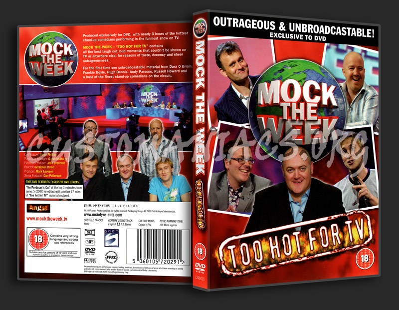 Mock the Week - Too Hot For TV dvd cover