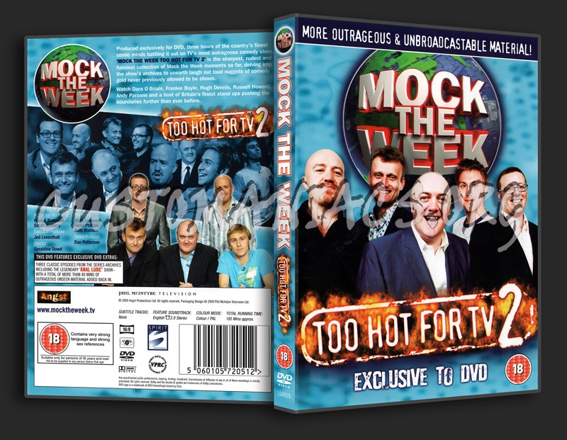 Mock the Week - Too Hot For TV 2 dvd cover