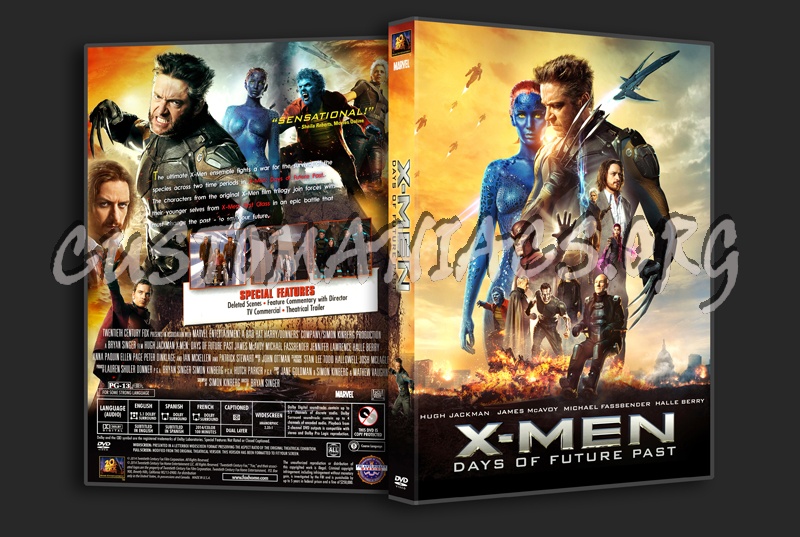 X-Men Days of Future Past dvd cover