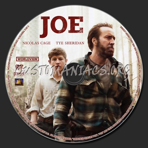 Joe dvd label