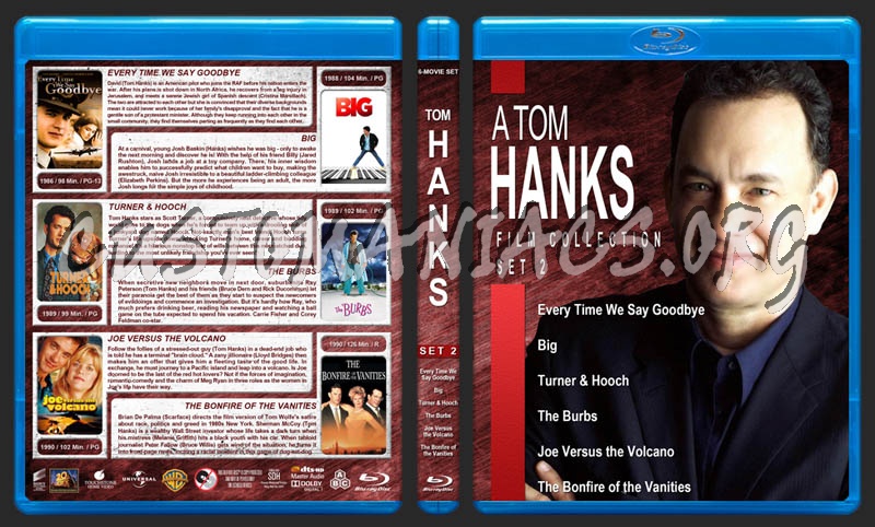 Tom Hanks Film Collection - Set 2 blu-ray cover