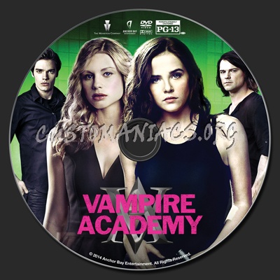 Vampire Academy dvd label