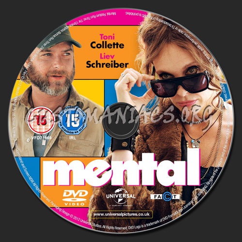 Mental dvd label