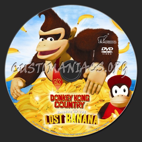 Donkey Kong Country Raiders of the Lost Banana dvd label